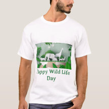 Internationaler Tag der Wildtiere Herren T-Shirt