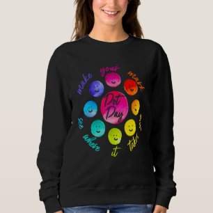 Internationaler Tag des Punktes Mach deinen Markie Sweatshirt