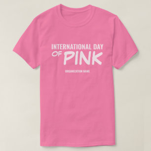 Internationaler Tag des Rosa T-Shirt