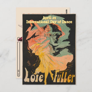 Internationaler Tag des Tanzes - Moderne Tanzkunst Postkarte