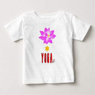 Internationaler Tag des Yoga: Lotus Namaste Baby T-shirt