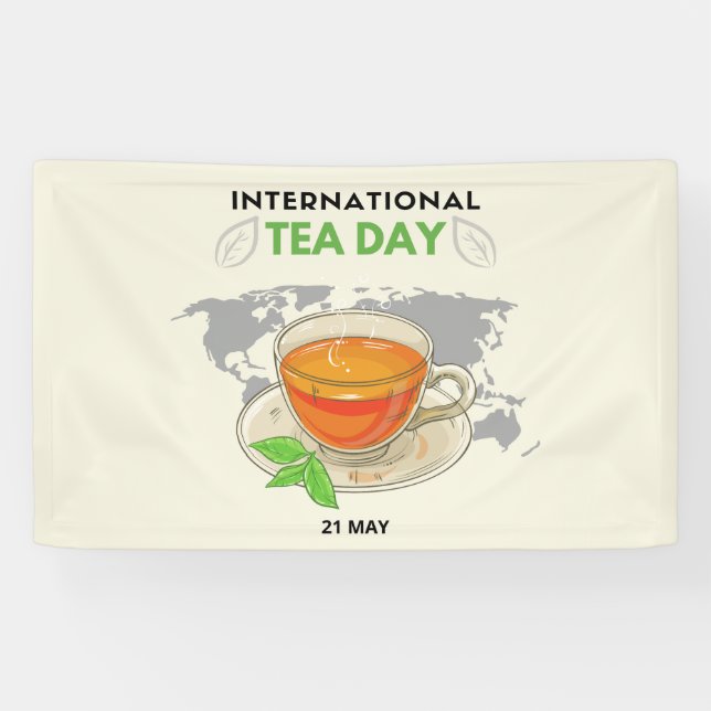 Internationaler Teetag Banner (Horizontal)