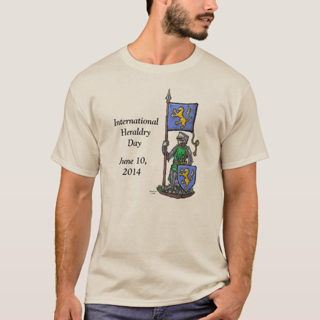 Internationaler Wappenkunde-Tag 2014 T-Shirt (Vorderseite)