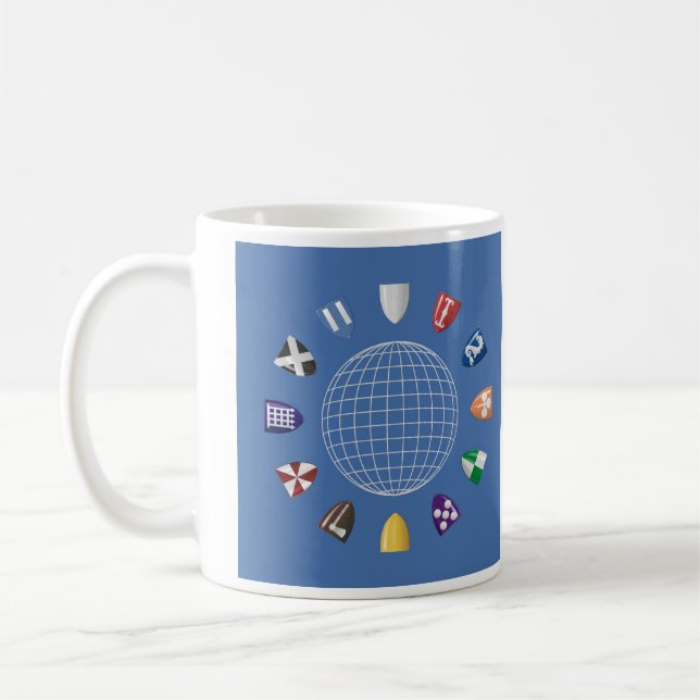 Internationaler Wappenkunde-Tag 2014 Tasse (Links)