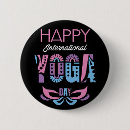 Internationaler Yogatag Button