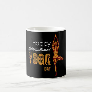 Internationaler Yogatag Kaffeetasse