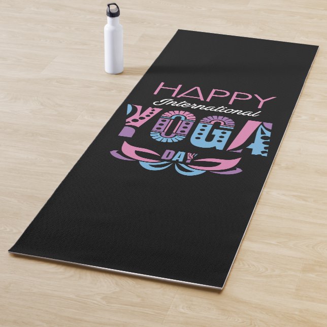 Internationaler Yogatag Yogamatte (Beispiel)