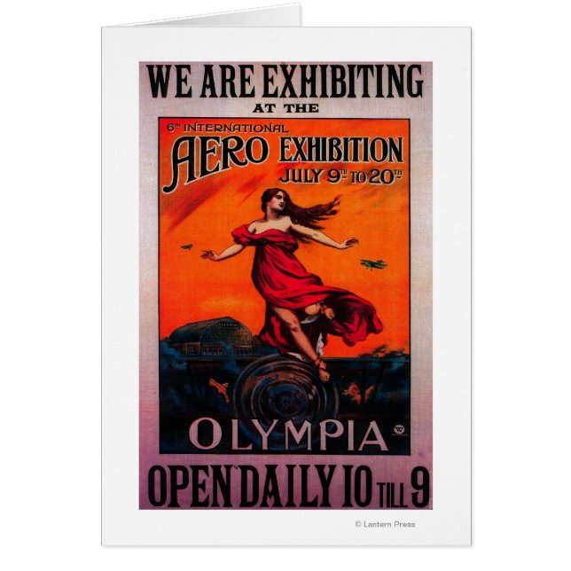 Internationales Aero Expo Vintage Poster (Vorne)