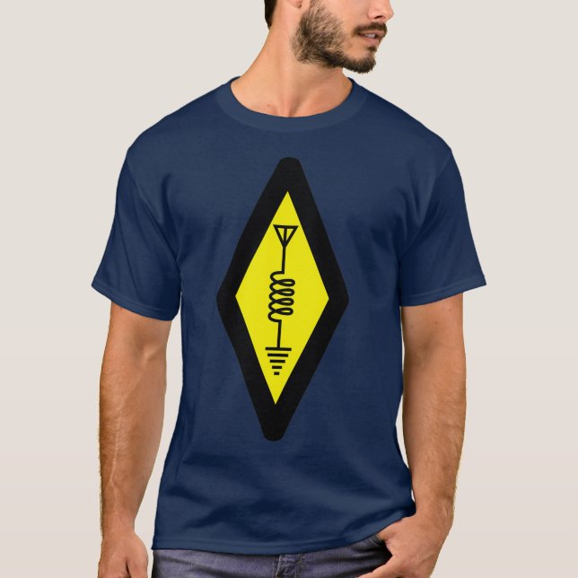 Internationales Amateur-HAM-Radio-Symbol-Shirt T-Shirt (Vorderseite)