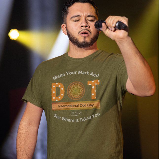 Internationales Dot Day Design T-Shirt (Von Creator hochgeladen)