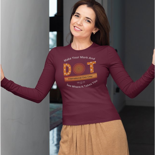 Internationales Dot Day Design T-Shirt (Von Creator hochgeladen)