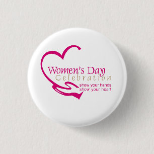 Internationales Frauentag Button