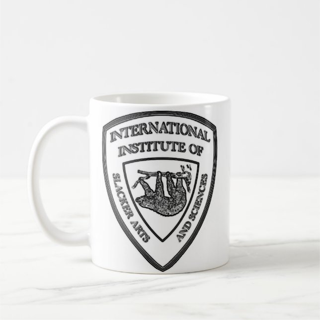Internationales Institut für Slacker Arts Tasse (Links)