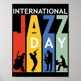 internationales Jazztagposter Poster