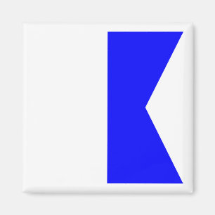 Internationales maritimes Signal ALFA Magnet