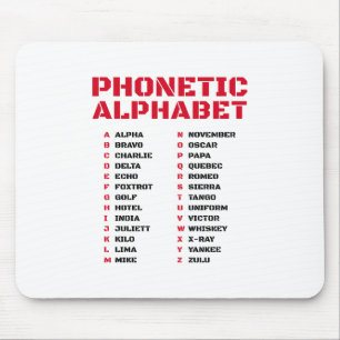 Internationales Phonetisches Alphabet Kanada Mousepad