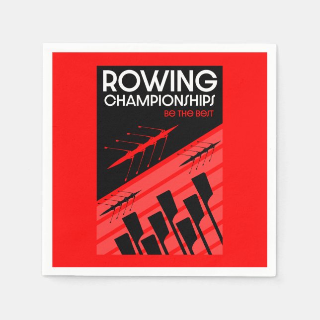 Internationales Rudern Serviette (Vorderseite)