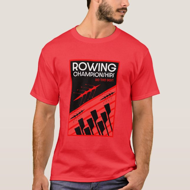 Internationales Rudern T-Shirt (Vorderseite)