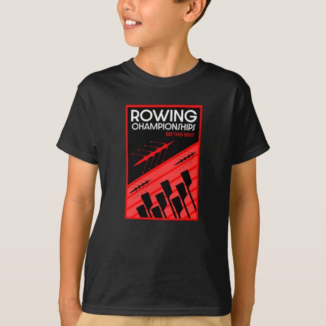 Internationales Rudern T-Shirt (Vorderseite)