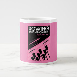 Internationales Rudern von Frauen Jumbo-Tasse