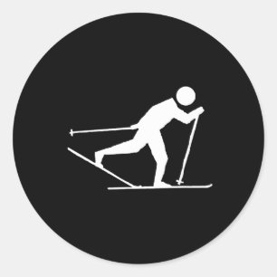 Internationales Skilanglauf, Skilanglauf S Runder Aufkleber