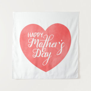 Internationales Tagesdesign der Mutter im rosa Her Wandteppich