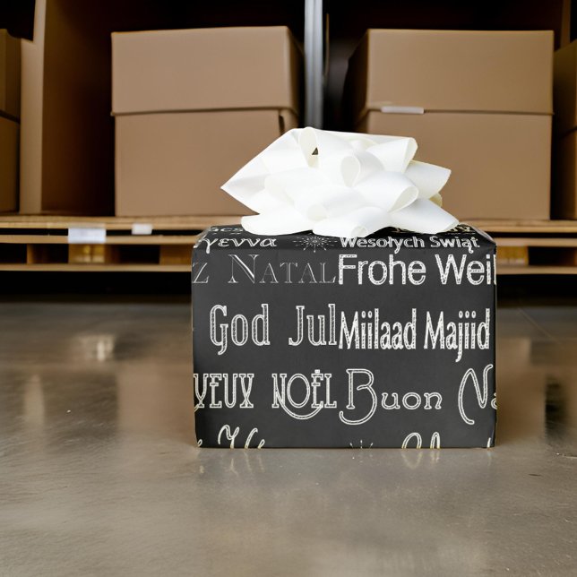 Internationales Weihnachtsbaumwrapping-Papier Geschenkpapier (Von Creator hochgeladen)