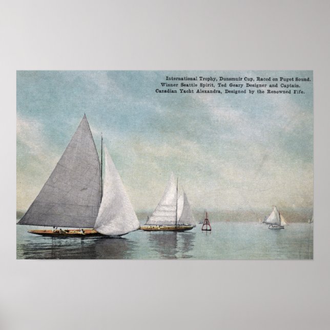 Internat'l Trophy Dunsmuir Cup Gewinner Poster (Vorne)