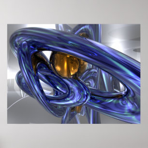 Interner Bliss-abstraktes Plakat