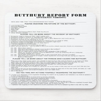 Internet Butthurt Berichtsform Mousepad