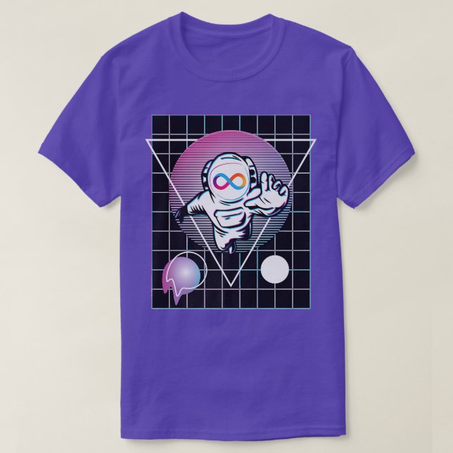 Internet Computer Astronaut  T-Shirt (Design vorne)