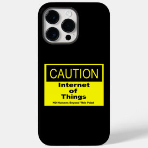 Internet der Dinge - Warnhinweis Case-Mate iPhone 14 Pro Max Hülle