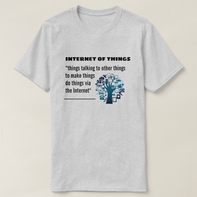Internet des T-Shirts der Sache-IOT (Design vorne)