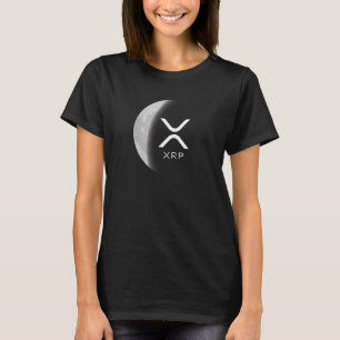 Internet-Geld-Kryptowährung Ripple XRP Moon T-Shirt