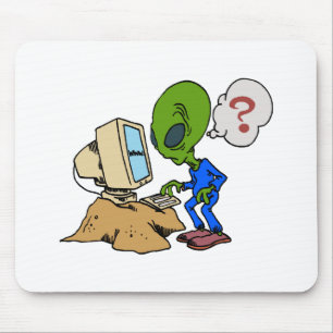 Internet ist alien zu diesem Marsmenschen Mousepad