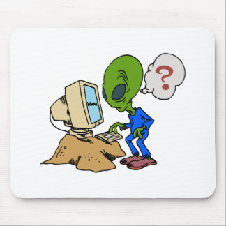 Internet ist alien zu diesem Marsmenschen Mousepad