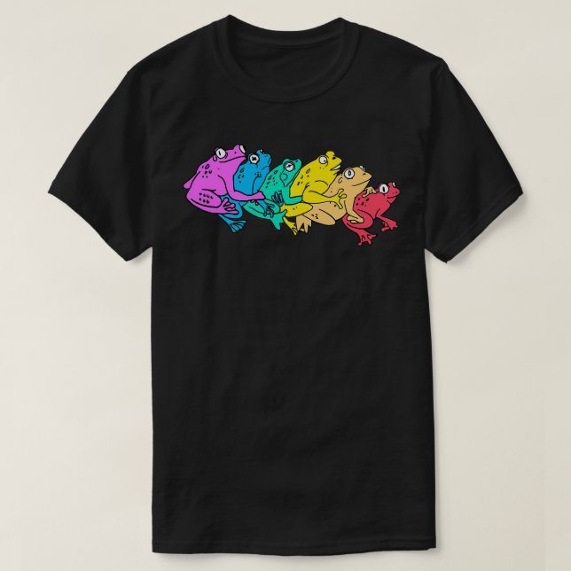 Internet-Kommentar Etiquette Merch Rainbow Gay Fro T-Shirt (Design vorne)