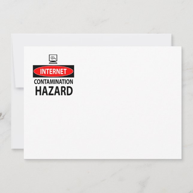 Internet - Kontaminationsgefahr (Vorderseite)