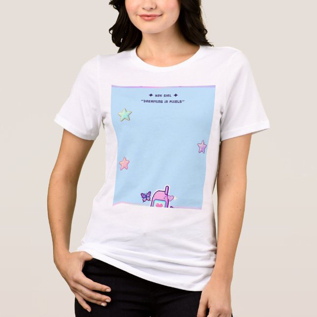 Internet-Nostalgie-T-Shirt  Tri-Blend Shirt (Vorderseite)