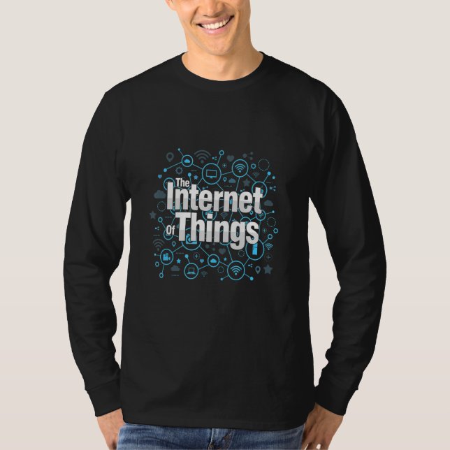 Internet Of Things Smart Data IoT Analytics Transf T-Shirt (Vorderseite)