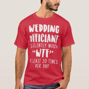 Internet-Ordinierter Hochzeitminister T-Shirt
