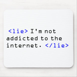 Internet-Sucht Mousepad