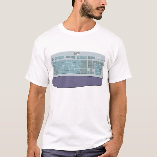 Internet-Tastatur T-Shirt (Vorderseite)