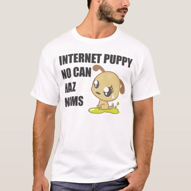 Internet-Welpe - Licht T-Shirt (Vorderseite)
