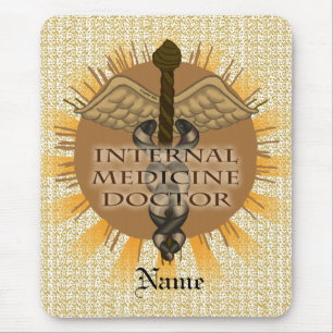 Internist Caduceus Mousepad