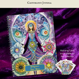 Interpretationen von Kartomaten und Tarot-Kartenle Notizblock