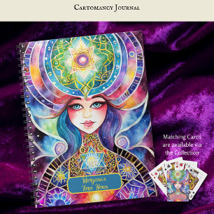 Interpretationen von Kartomaten und Tarot-Kartenle Notizblock