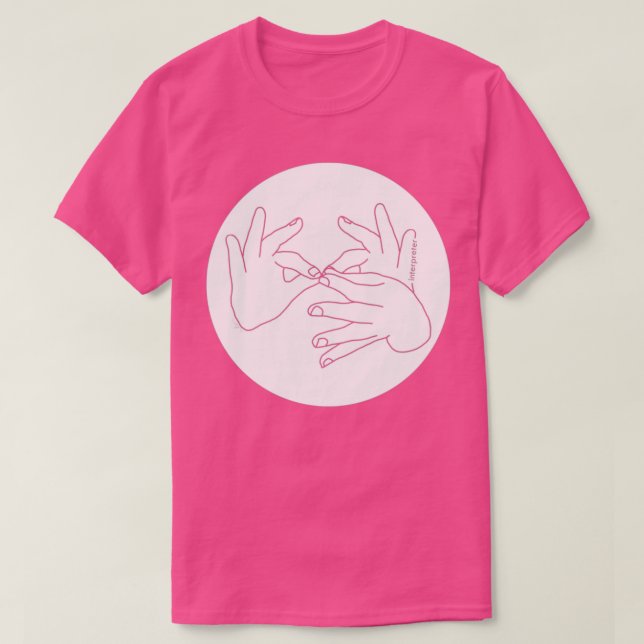 Interpreter white fron T-Shirt (Design vorne)
