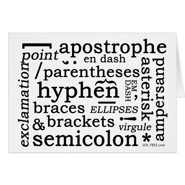 Interpunktion (Vorderseite (Horizontal))