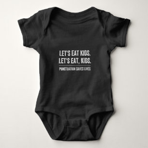 Interpunktion rettet Leben Baby Strampler